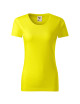 Adler MALFINI Native 174 Damen T-Shirt mit Zitronen-Sticklogo