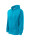 Men`s sweatshirt trendy zipper 410 turquoise Adler Malfini