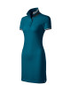 Adler MALFINIPREMIUM Damenkleid Dress up 271 benzinblaue Stickerei