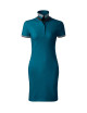 Adler MALFINIPREMIUM Damenkleid Dress up 271 benzinblaue Stickerei