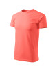 Adler MALFINI Herren T-Shirt Basic 129 Koralle Logo-Stickerei Arbeitskleidung
