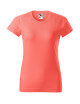 Adler MALFINI Damen T-Shirt Basic 134 Koralle Logo-Stickerei Arbeitskleidung
