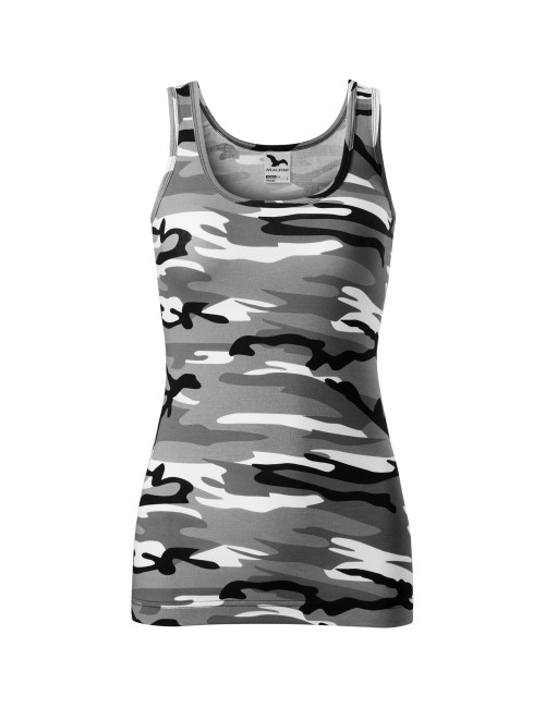 Top damski Adler Malfini Camo Triumph C36 camouflage gray - P&M