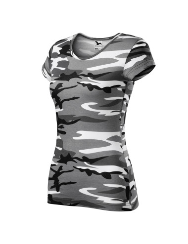 Damen T-Shirt Adler Malfini Camo Pure camouflage gray