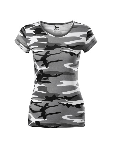 Damen T-Shirt Adler Malfini Camo Pure camouflage gray