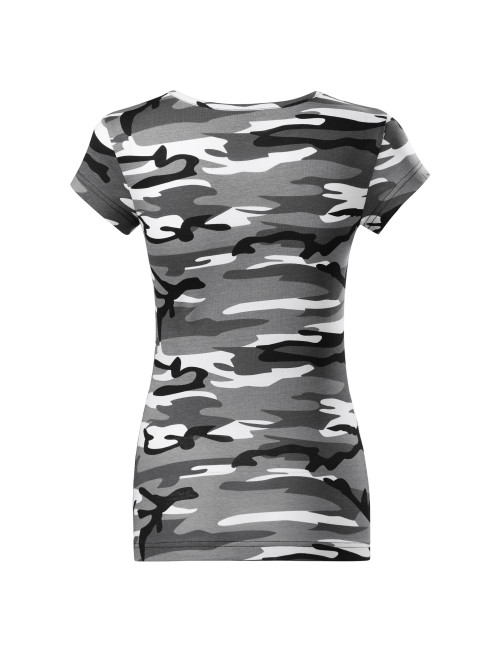 Koszulka damska Adler Malfini Camo Pure camouflage gray - P&M