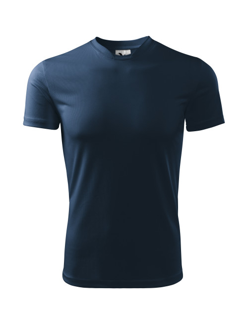 Adler MALFINI Herren T-Shirt Fantasy 124 marineblaue Workwear-Stickerei