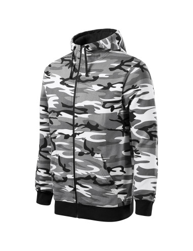 Herrenjacke Adler Malfini Camo Zipper camouflage gray