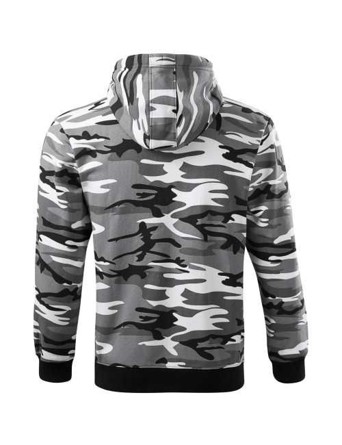 Adler Malfini Men's Camo Zipper Sweatshirt - Camouflage Gray