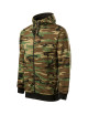 Herren-Sweatshirt mit Reißverschluss und Tarnmuster, C19, Tarnbraun, Adler Malfini
