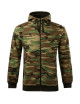 Herren-Sweatshirt mit Reißverschluss und Tarnmuster, C19, Tarnbraun, Adler Malfini