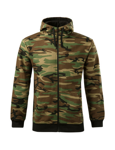 Men`s camo zipper c19 camouflage brown Adler Malfini