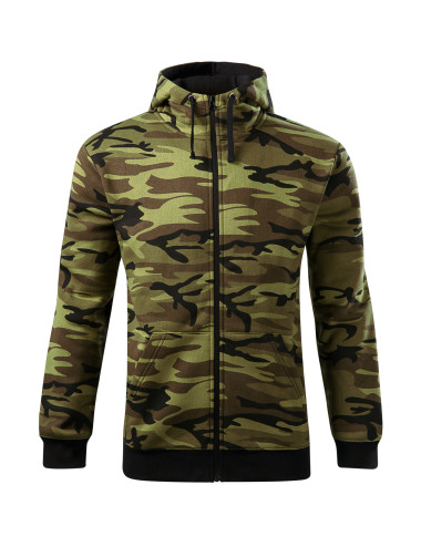 Bluza męska camo zipper c19 camouflage green Adler Malfini