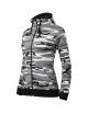 Adler Malfini Women's Camo Zipper Sweatshirt Camouflage Gray