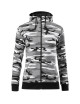 Adler Malfini Women's Camo Zipper Sweatshirt Camouflage Gray