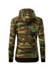 Damen-Sweatshirt mit Tarnreißverschluss C20, Tarnbraun, Adler Malfini