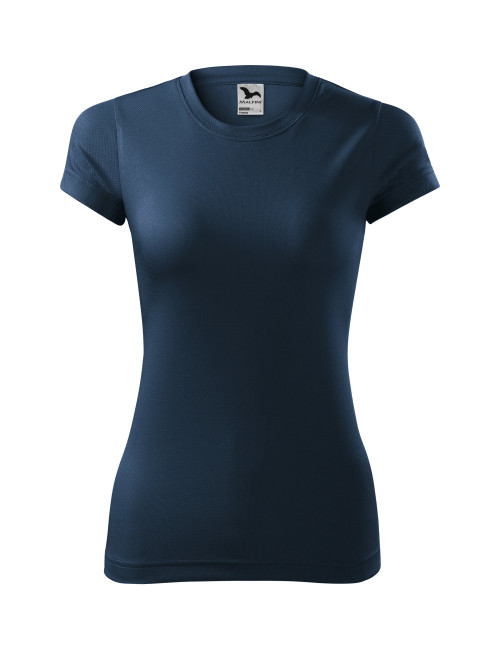 Adler MALFINI Women`s T-shirt Fantasy 140 navy blue embroidery logo