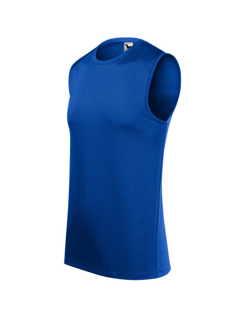 Adler MALFINI Herren-Top Breeze 820 kornblumenblauer Stickerei-Logo-Aufdruck