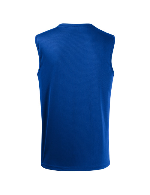 Adler MALFINI Herren-Top Breeze 820 kornblumenblauer Stickerei-Logo-Aufdruck
