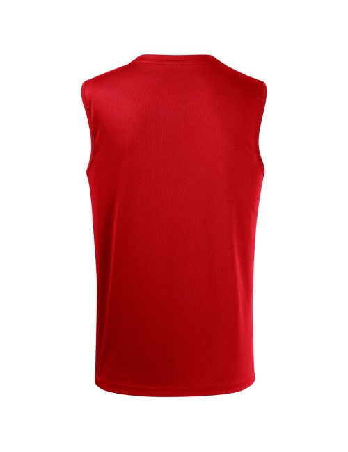 Adler MALFINI Herren-Top Breeze 820, rote Stickerei, Firmenlogo-Aufdruck
