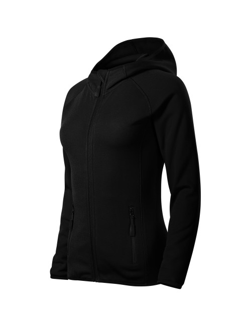 Dünnes Damen-Fleece mit Kapuze, schnell trocknend, Direct 418 Malfini-Stickerei