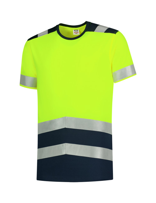 "Unisex-T-Shirt High Vis Bicolor T01 fluoreszierendes Gelb Malfini - 