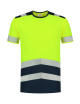 Adler TRICORP Koszulka unisex T-Shirt High Vis Bicolor T01 fluorescencyjny żółty