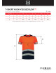 "Unisex-T-Shirt High Vis Bicolor T01 fluoreszierendes Gelb Malfini - 