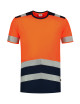 Adler Unisex T-Shirt High Vis Bicolor Fluorescent Orange