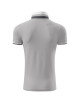 Collar up 256 men`s polo shirt silver gray Adler Malfinipremium