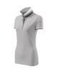 Damen-Poloshirt mit Kragen 257 Silbergrau Adler Malfinipremium