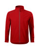 Adler MALFINI Softshell men`s jacket Valley 536 red embroidery print