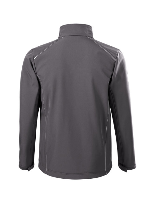 Adler MALFINI Softshell Herrenjacke Valley 536 Stahl-Logo-Stickerei