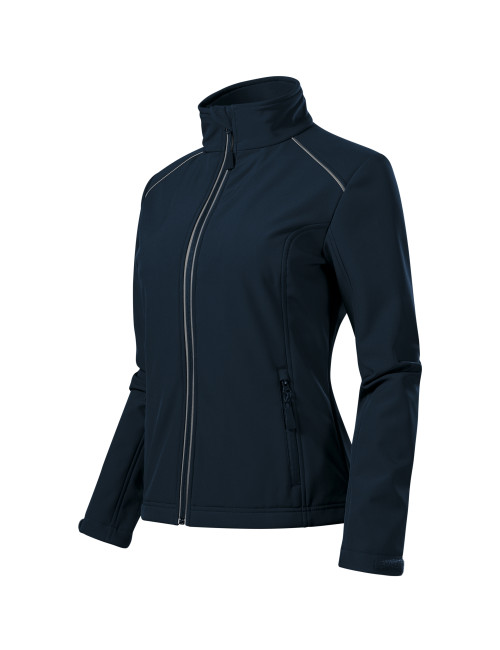 Adler MALFINI Softshell kurtka damska Valley 537 granatowy nadruk