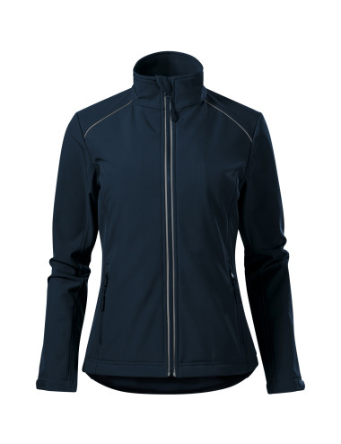 Adler MALFINI Women`s Softshell Jacket Valley 537 navy blue print