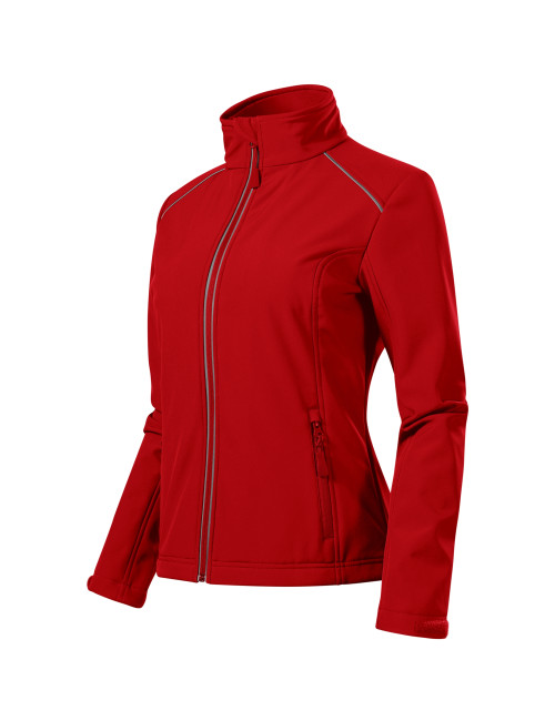 Adler MALFINI Softshell women`s jacket Valley 537 red embroidery print