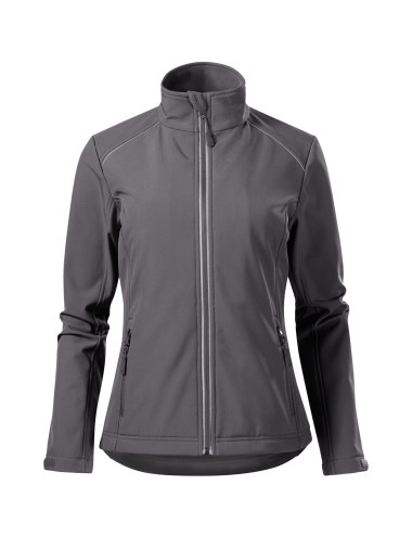 Adler MALFINI Softshell kurtka damska Valley 537 stalowy haft logo