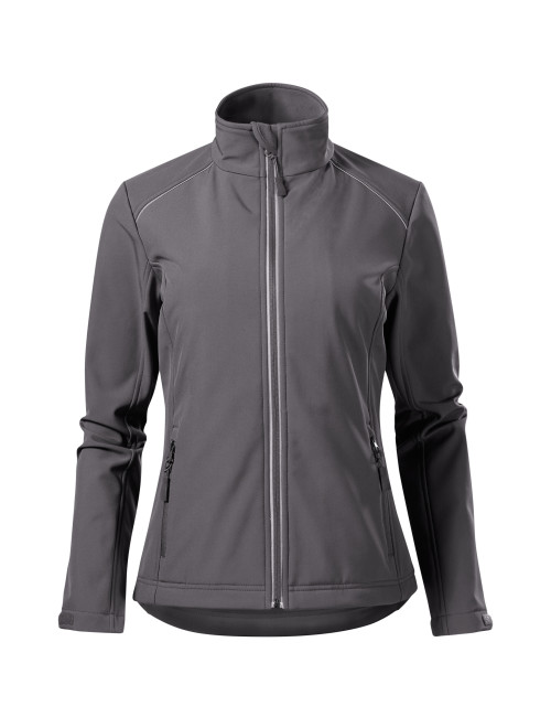 Adler MALFINI Women`s Softshell Jacket Valley 537 steel logo embroidery