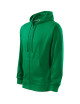 Men`s sweatshirt trendy zipper 410 grass green Adler Malfini