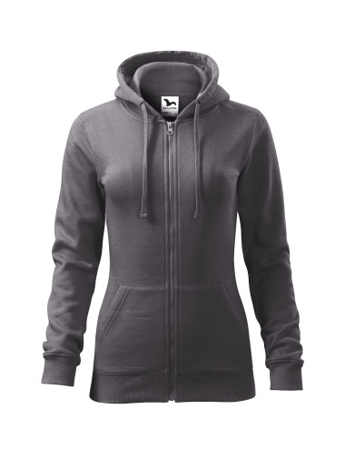 Bluza damska trendy zipper 411 stalowy Adler Malfini