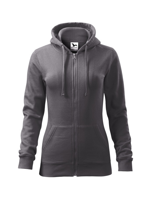 Bluza damska trendy zipper 411 stalowy Adler Malfini