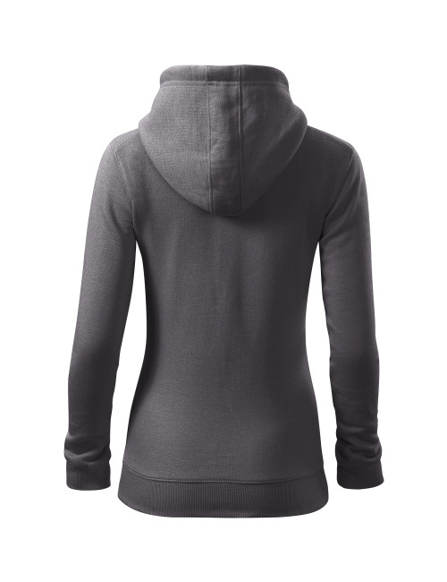 Bluza damska trendy zipper 411 stalowy Adler Malfini