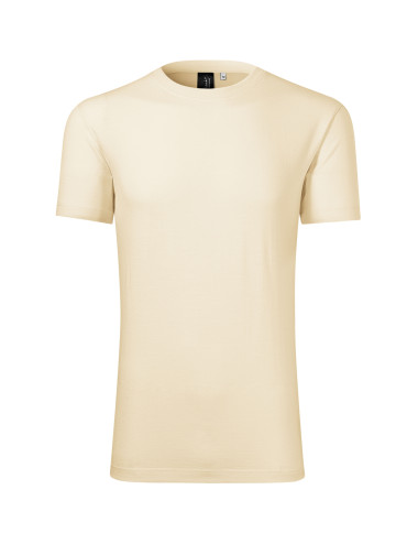 Adler MALFINIPREMIUM Men`s T-shirt Merino Rise 157 almond embroidery