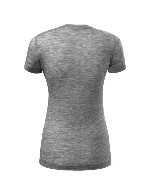 Adler MALFINIPREMIUM Damen T-Shirt Merino Rise 158 Dunkelgrau Melange
