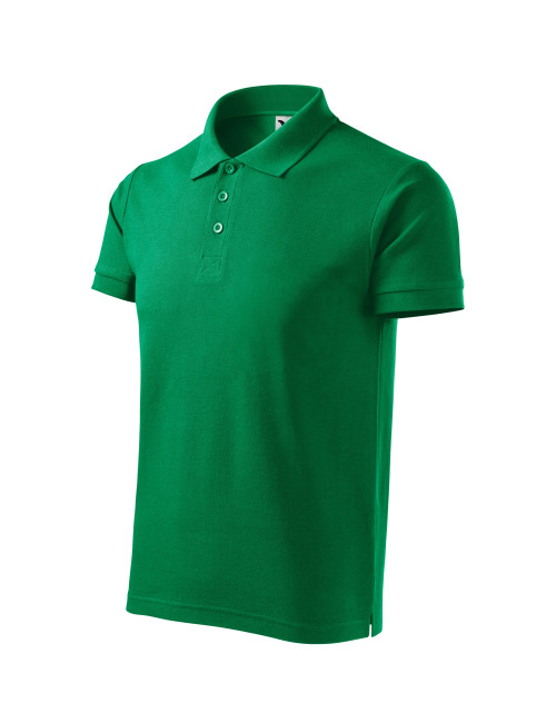 Men`s polo shirt cotton heavy 215 grass green Adler Malfini
