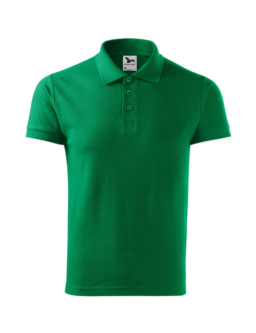 Koszulka polo męska cotton heavy 215 zieleń trawy Adler Malfini