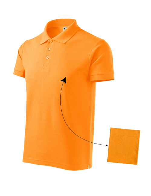 Herren-Poloshirt Baumwolle 212 Mandarine Adler Malfini
