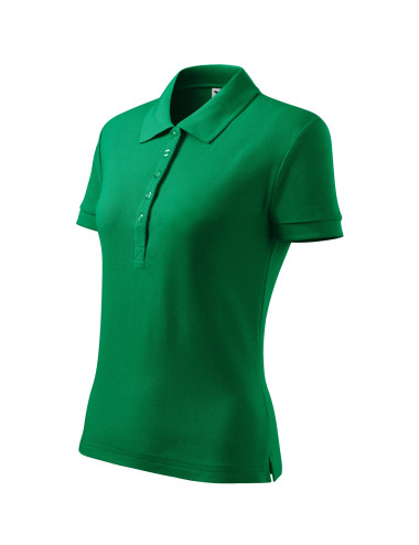 Women`s polo shirt cotton heavy 216 grass green Adler Malfini