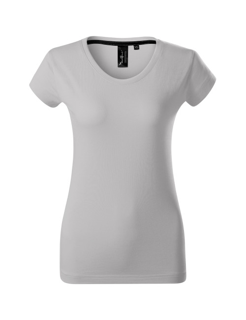 Exklusives 154 silbergraues Adler Malfinipremium T-Shirt für Damen