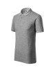 Herren-Poloshirt Baumwolle Heavy 215 Dunkelgrau Melange Adler Malfini
